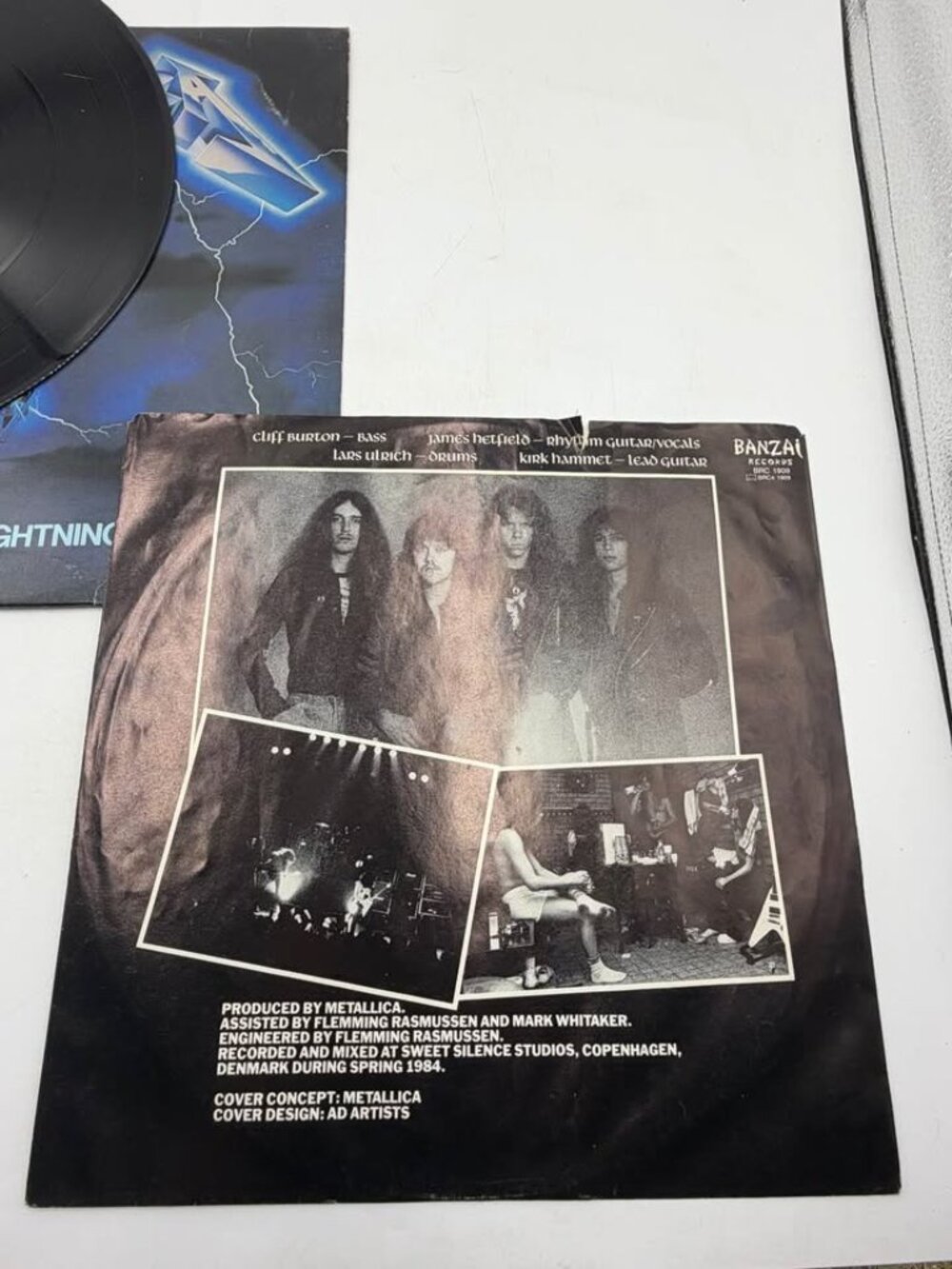 Metallica - Ride the Lightning Vinyl LP (Banzai Records) - Picture 8 of 9